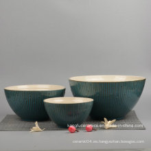 Set de vajilla de cerámica esmaltada 3PCS Bowl